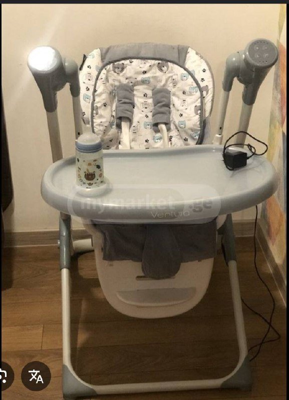 Стульчик для кормления с регулируемой спинкой