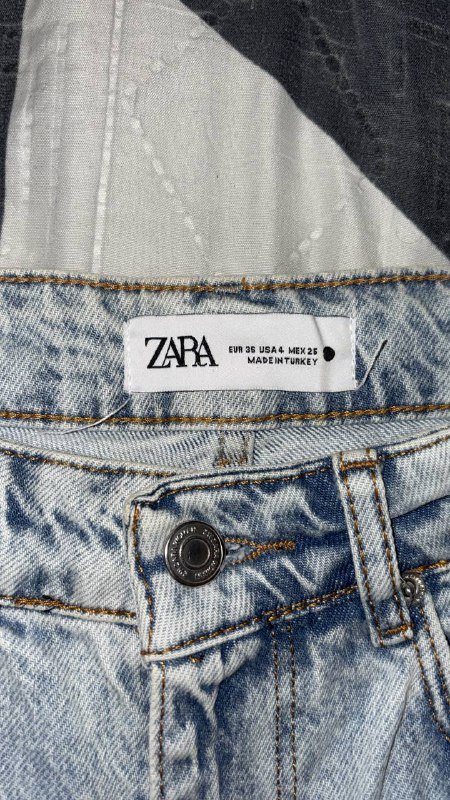 Джинсы ZARA размер S-M 2