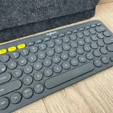 Logitech K380 wireless Bluetooth keyboard with case 1