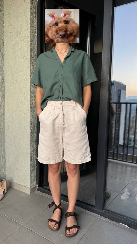 светло-сиреневая блуза, темно-фиолетовые брюки, льняная рубашка bpc, изумрудная кофточка 3