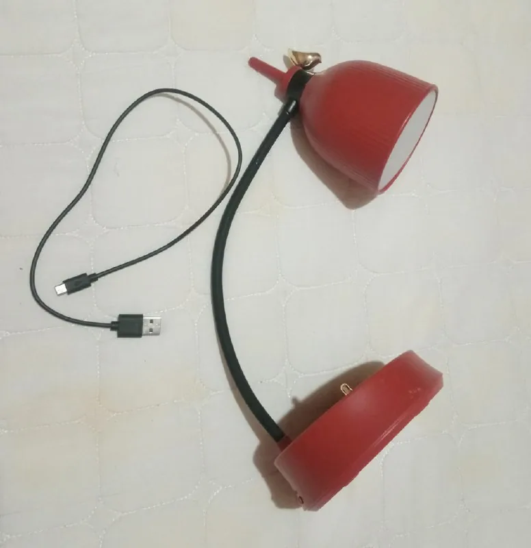 Настольная лампа с USB, 3 режима света