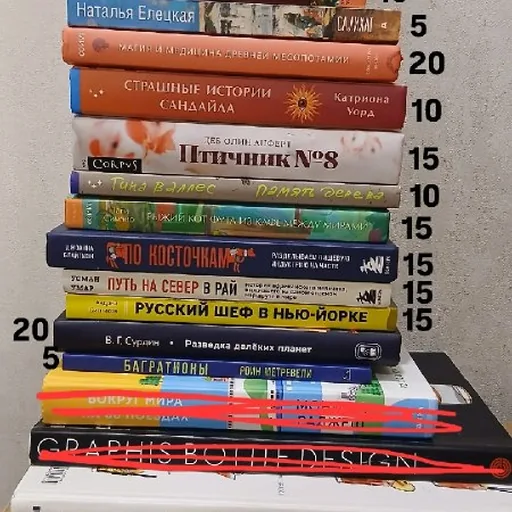 Книги разных жанров
