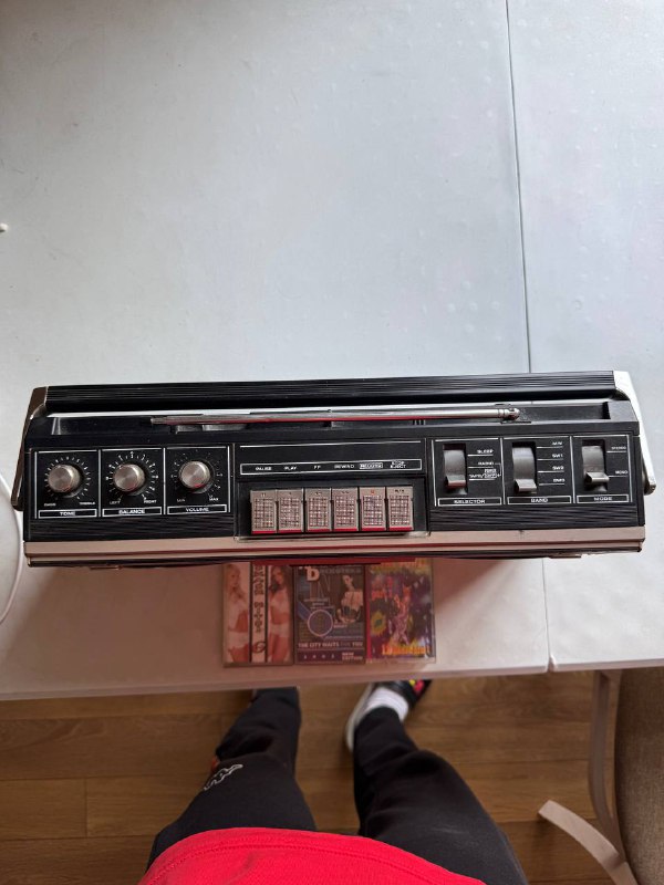 Магнитофон National Panasonic RX-5010 T с кассетами 2
