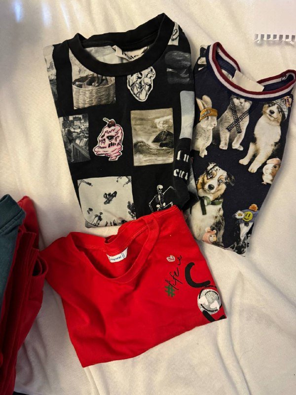 Набор футболок и свитер на 8-9 лет 4