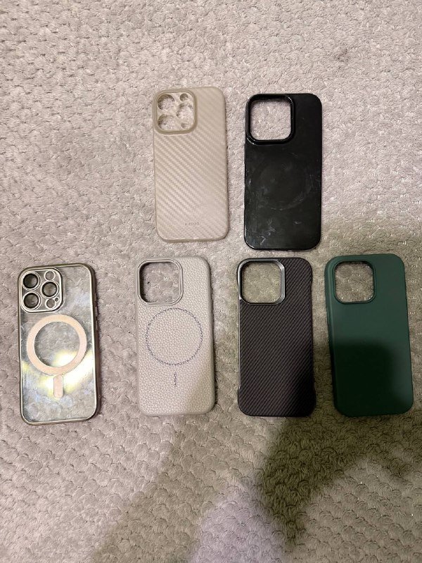Чехлы на Айфон 16 Про черная, зеленая и другие