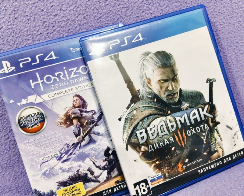 PlayStation 4, игры Ведьмак 3, Horizon Zero Dawn 2