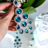 Серьги Королевский изумруд 4