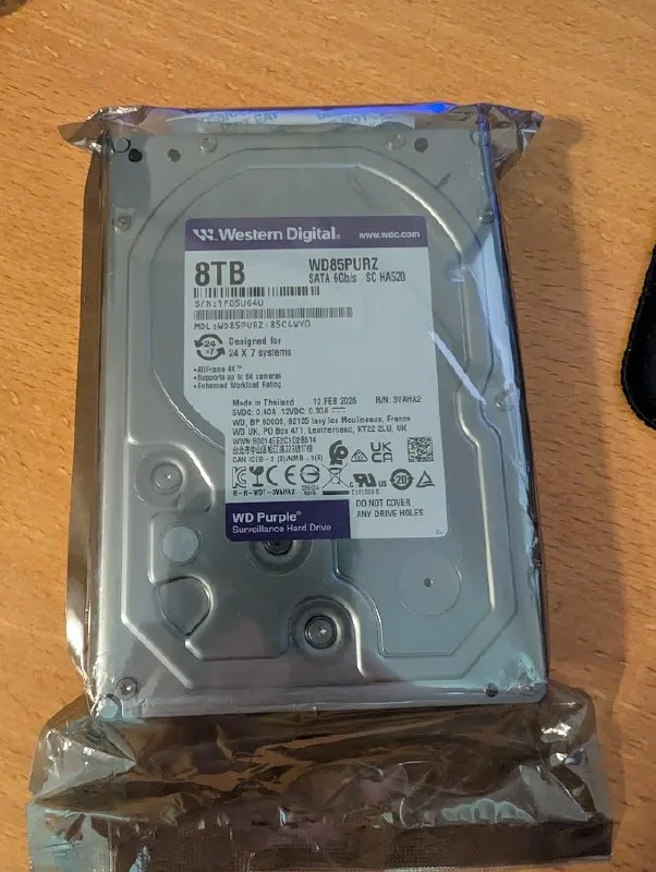 Western Digital 8TB HDD 1