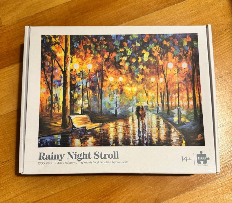 Мозаика на 1000 пазлов Rainy Night Stroll