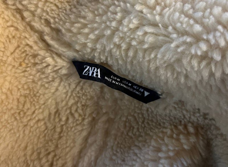 Дубленка короткая Zara размер М 3