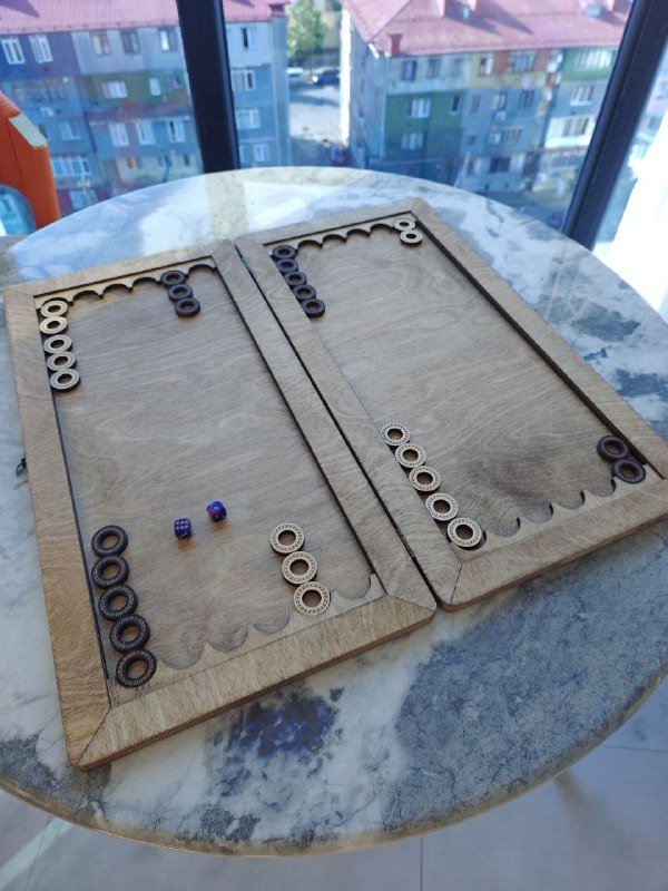 Нарды, кубики, Backgammon 50х50