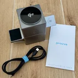 Беспроводная зарядная станция Proove 3в1, электрический маникюрный набор Sanitas 2