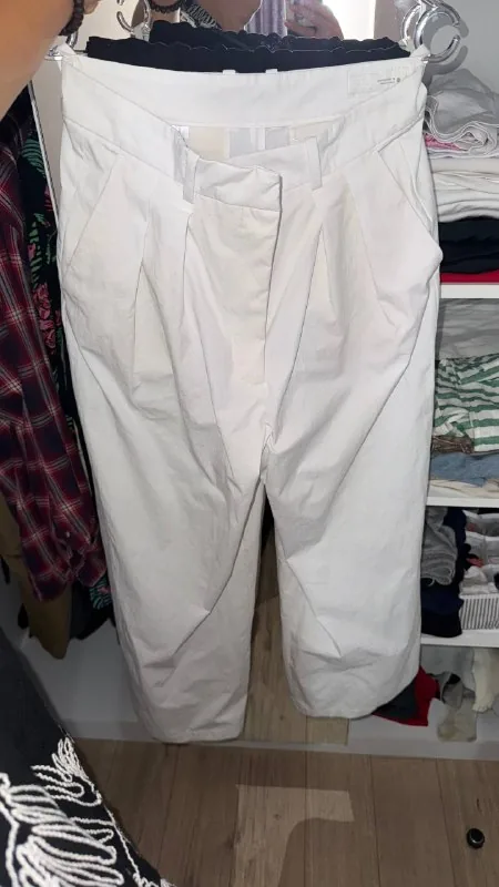 Белые брюки Zara, размер 38