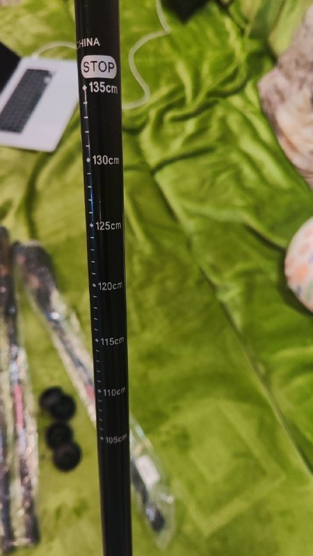 2 палки для хайкинга телескопические с ручкой 3