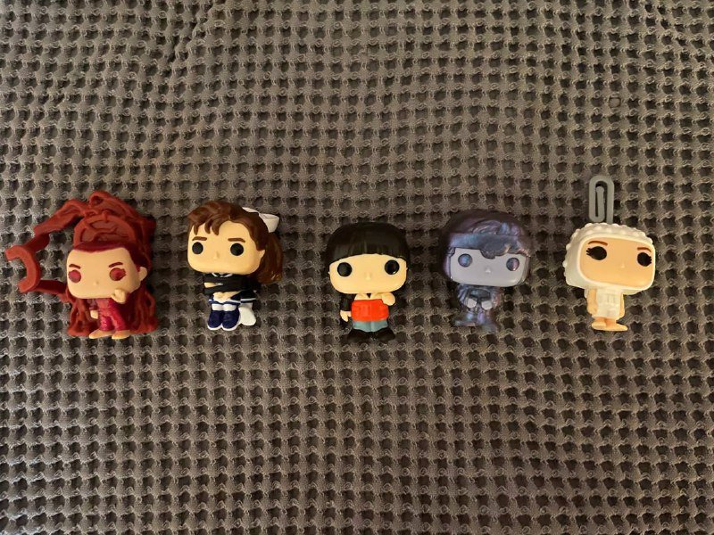 Фигурки Stranger Things Эл Оди Стив Робин Уилл Дастин брелок