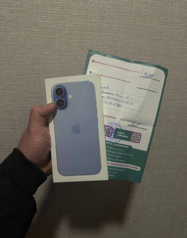 iPhone 17 синий 256 ГБ Esim новый