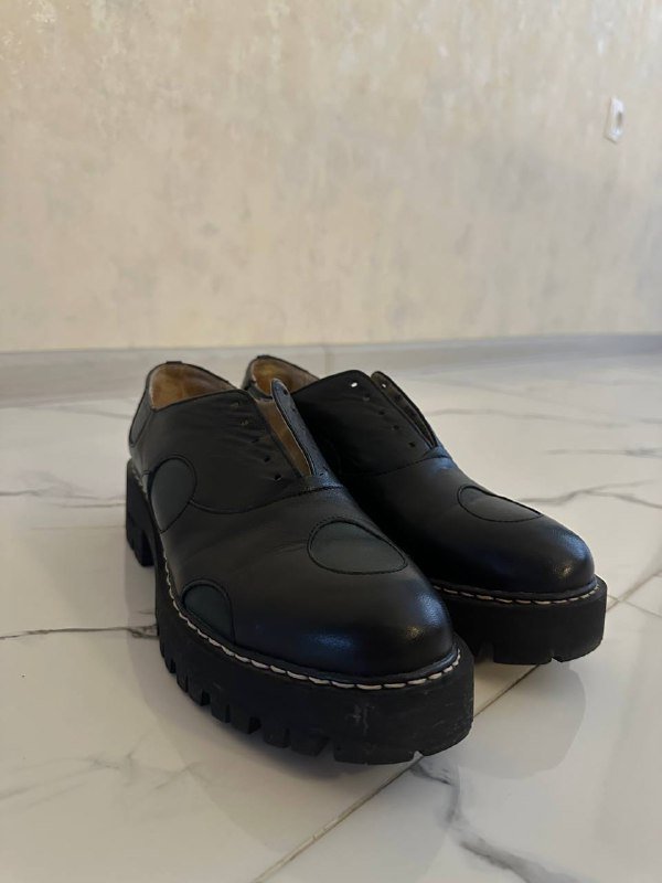 Мужские кожаные туфли размер 40 3