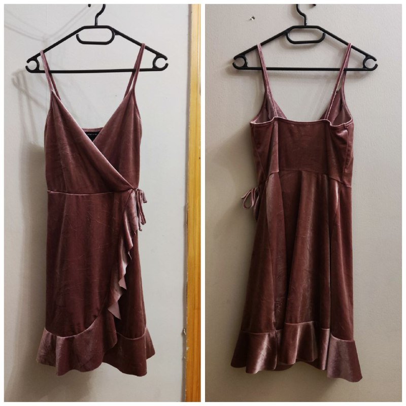 Сарафан Zara, Футболка Barrow, Платья Misguided и H&M, Кофта H&M, Ботинки Dr. Martens 4