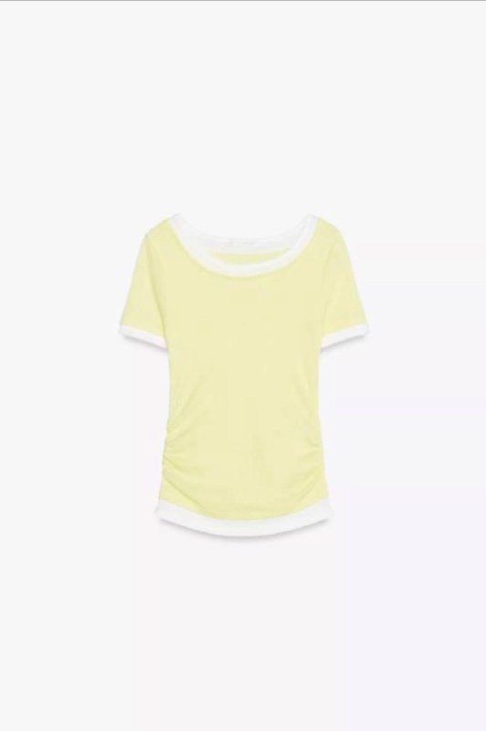 футболка Zara, платье Zara голубое, платье Zara оранжевое, Polo Zara, топ Zara черный 1