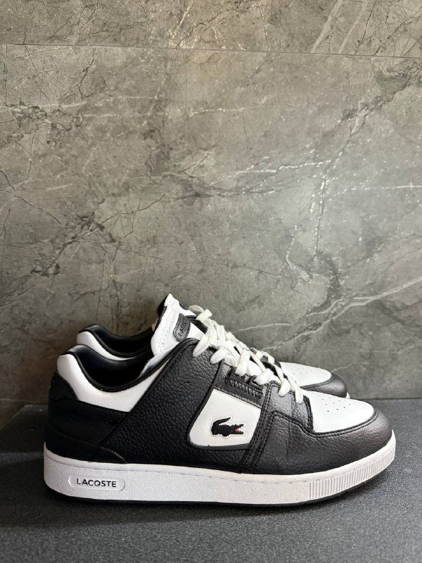 Кроссовки Lacoste CourtCage размер 44 черно-белые