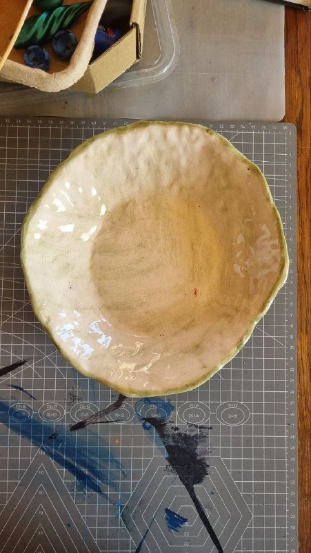 Керамическая подставка под горшки растений ручной работы