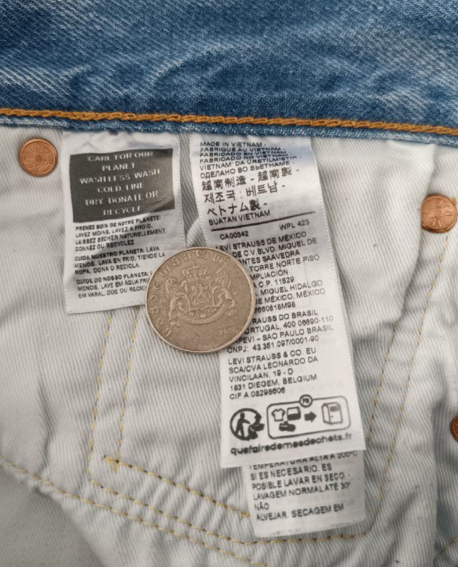 Джинсы Levi's 501 прямой крой 5