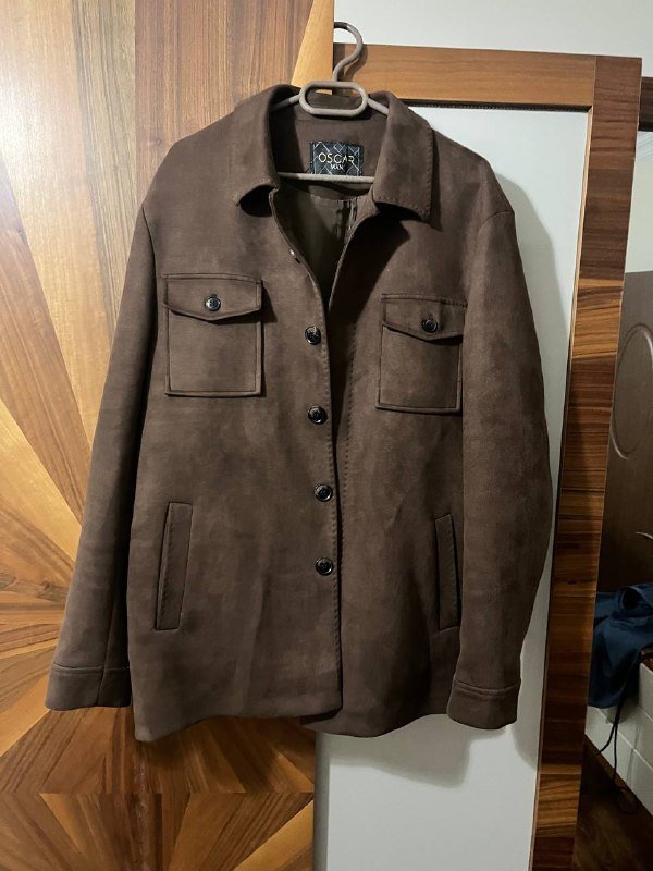 Мужская куртка из варёной кожи Oscar Man XXL