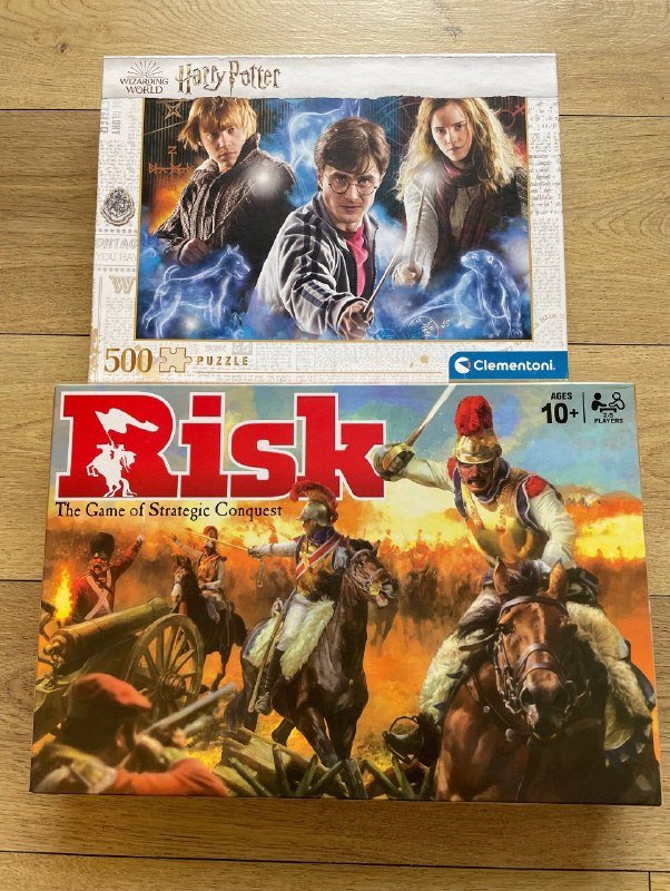 Пазлы Гарри Поттер 500 кусочков, Настольная игра Risk
