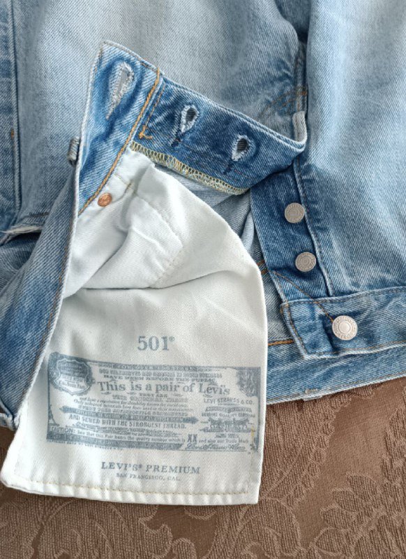 Джинсы Levi's 501 прямой крой 6