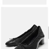 Кожаные балетки Zara 1