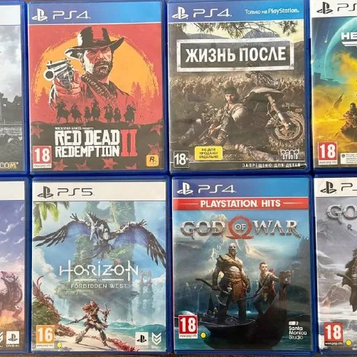 Игры на дисках для PS4 и PS5