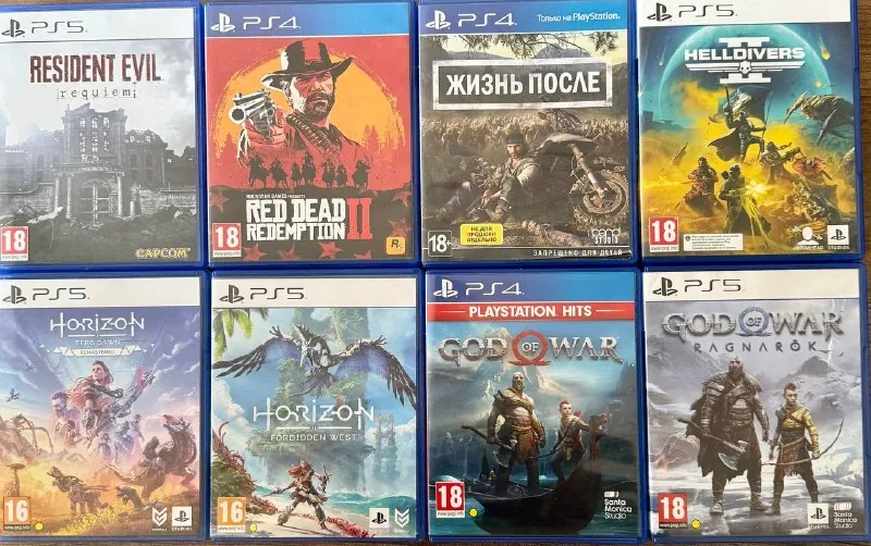 Игры на дисках для PS4 и PS5