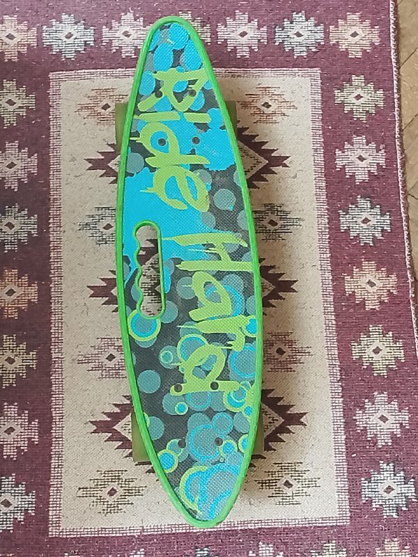 Пениборд зеленый со светящимися колесами