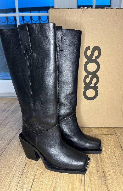 Guess Kaline Shoulder Bag, ASOS DESIGN Celia кожаные сапоги 7