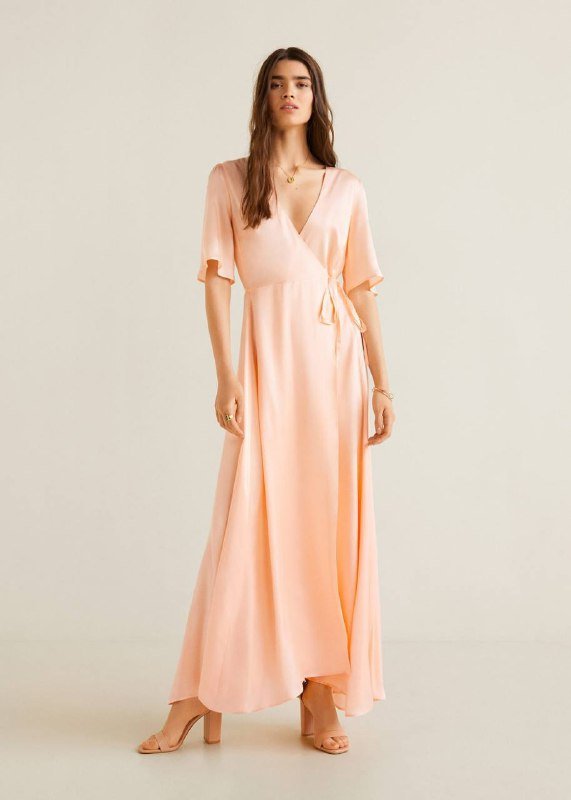 Шелковое платье Mango 2