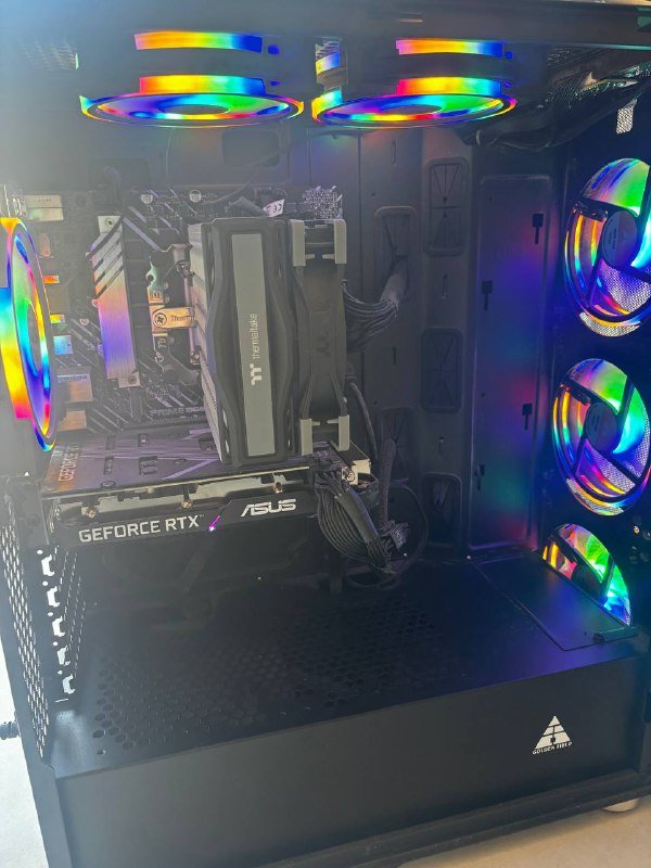 Игровой ПК, монитор Dell 4K 32, клавиатура, мышь, колонки 2