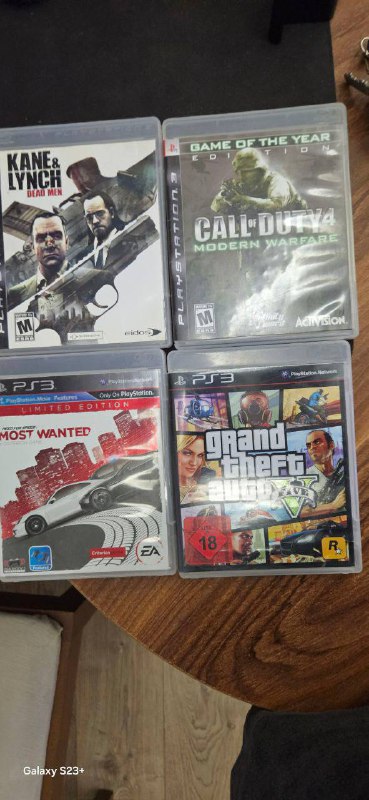 PS4 500GB with 2 controllers and games, PS3 250GB with games 6