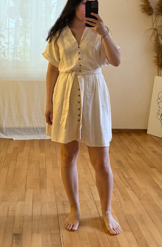 Платье льняное Zara 3