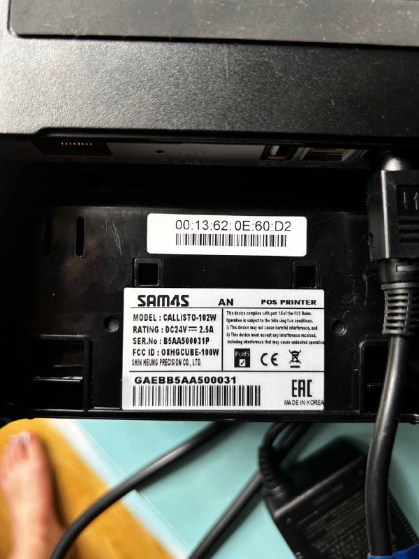 Принтер Sam4s Callisto 4