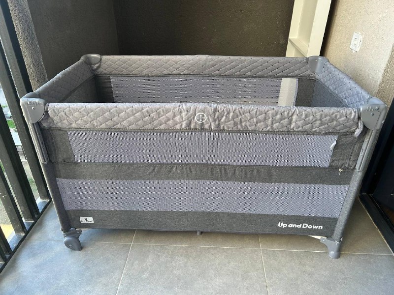 Раскладушка, Пароварка TEFAL, Микроволновка GORENJE, Кроватка-манеж, Стул Peg Perego 4