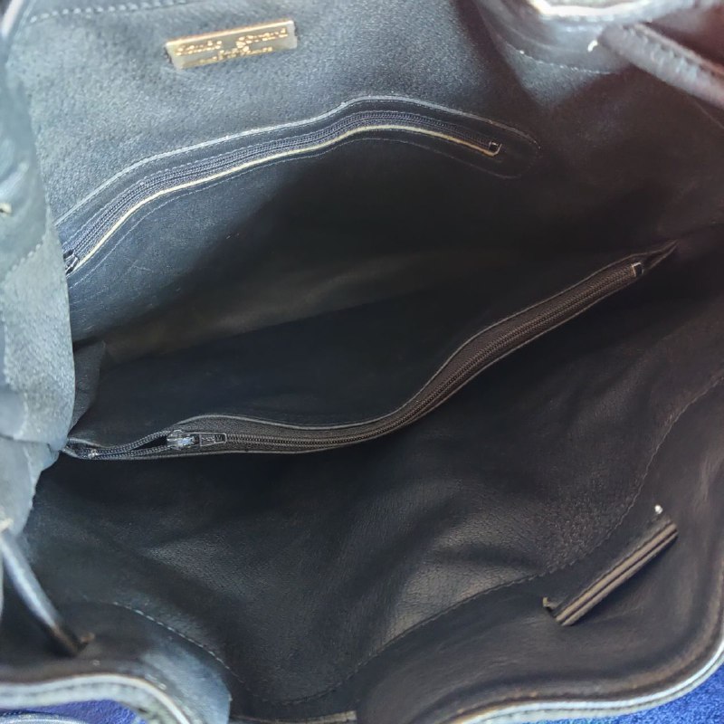 Сумка-мешок из замши и кожи Claude Gerard 6