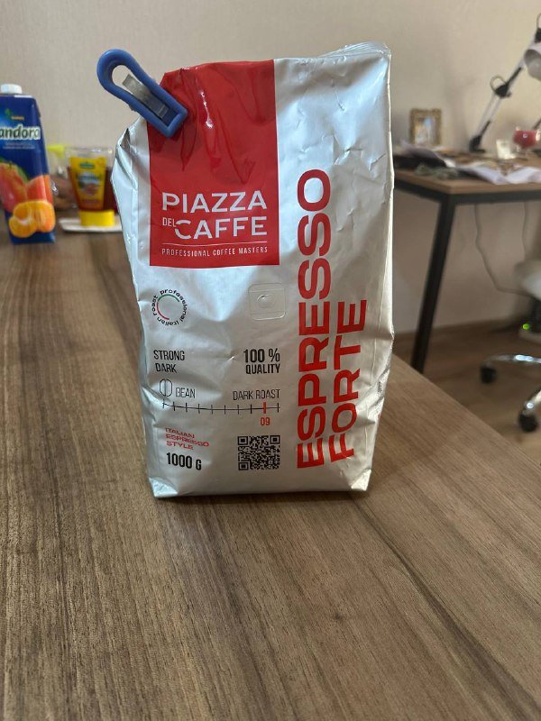 Кофе в зернах Piazza del Caffè Espresso Forte