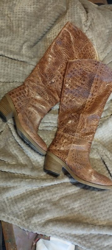 Женские кожаные сапоги размер 38 3