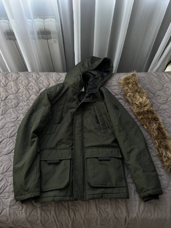 Куртка хаки Jack n Jones XS, синяя LC WAIKIKI L