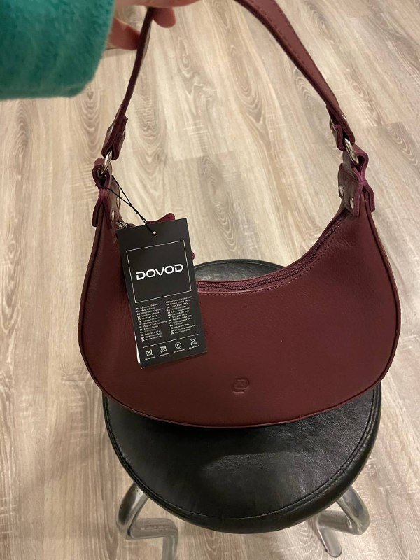 Сумка из натуральной кожи бордовая 3