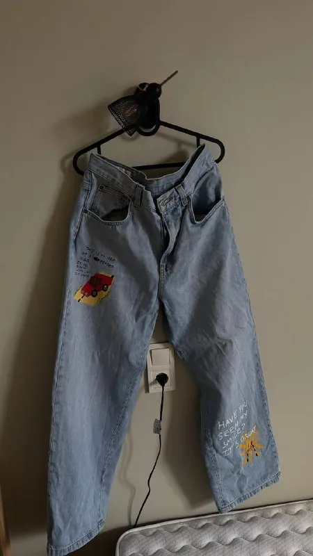Мужские джинсы Zara x Pepo Moreno 1