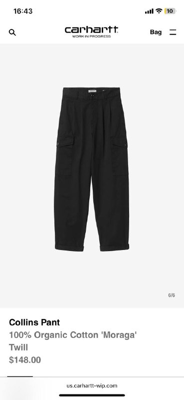 Джинсы Carhartt WIP, юбка Carhartt WIP 1