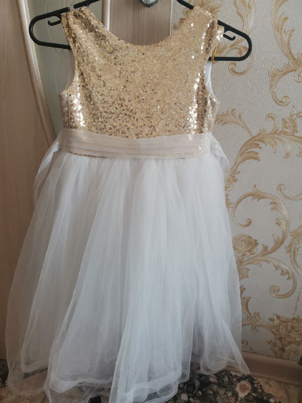 Праздничное платье для девочки размер 122-134 2