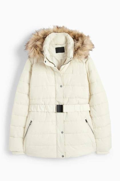 Пуховик C&A с поясом, Пуховик Y.A.S с поясом, длинный 3