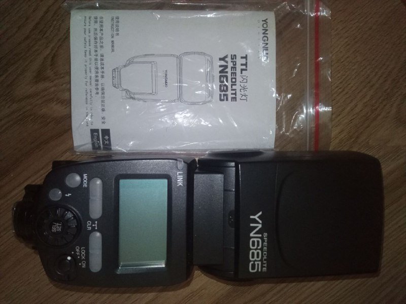 Фотоаппарат Canon 5D Mark II, объектив Canon 50мм, фотовспышка YN685 5